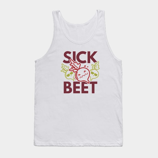 Sick Beet Tank Top by VectorPlanet